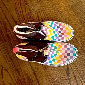Girls Vans rainbow size 3